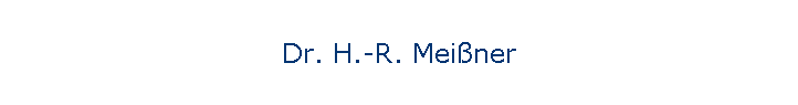 Dr. H.-R. Meiner